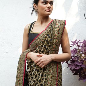 Green saree